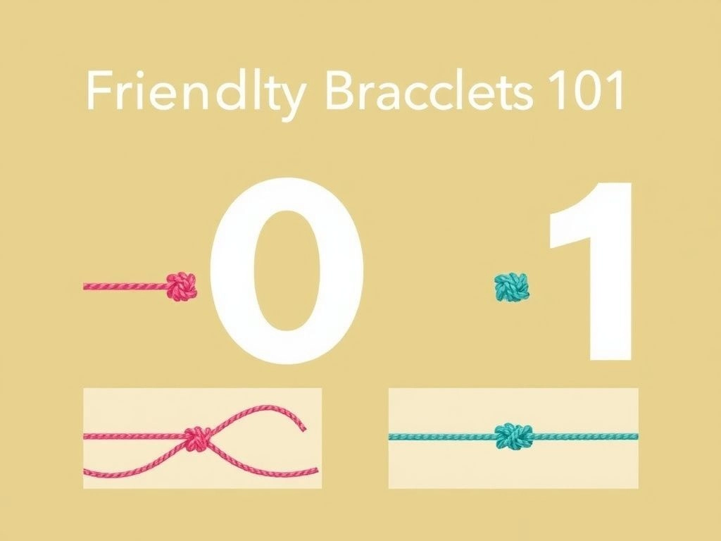 Friendship Bracelet Knots 101: The 4 Essential Moves