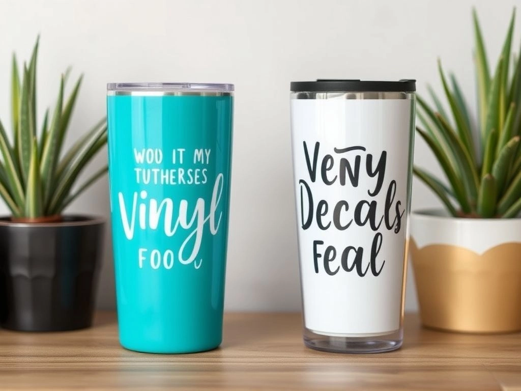 Why Most Vinyl Decals for Tumblers Fail (And How to Avoid It)